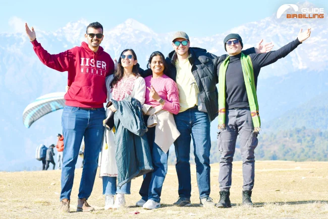 Tandem Paragliding in Bir Billing 4 Bir Billing Paragliding experience with us