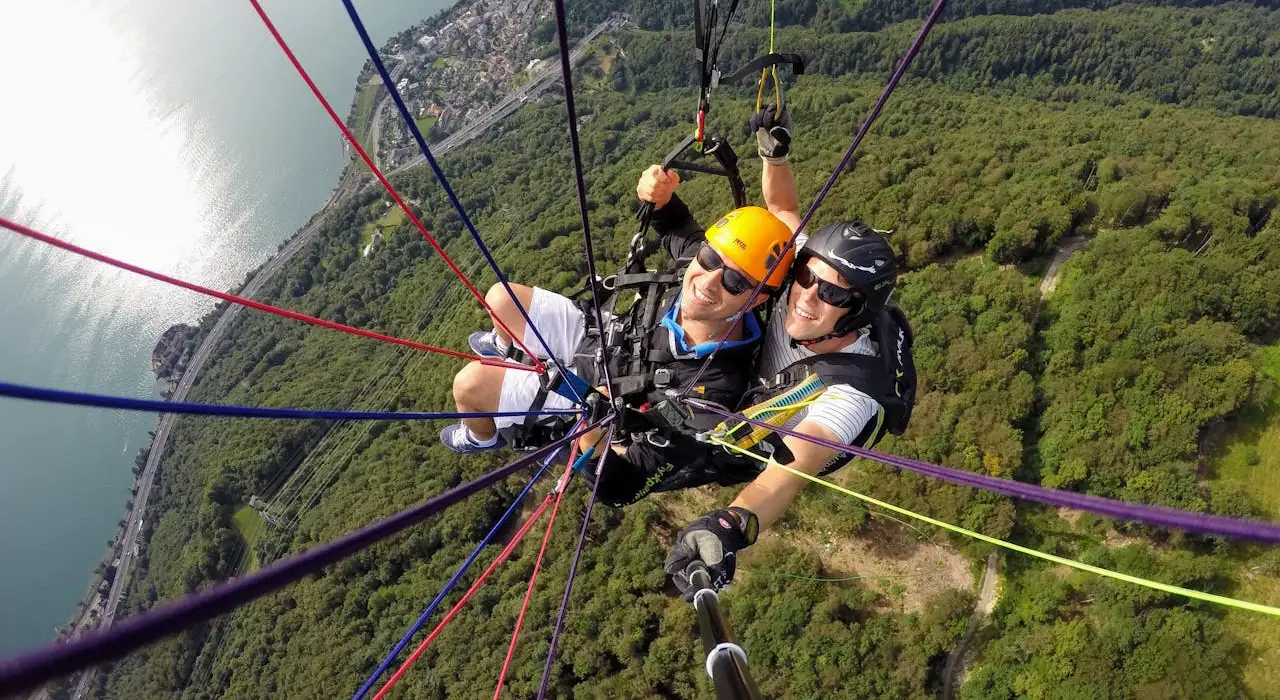 Tandem paragliding bir billing adventure